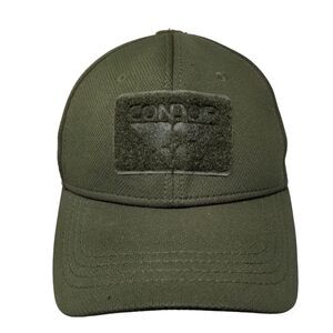 Condor Fitted Hat Green Small Lightweight Vented Holes 6 Panel Patch Logo
